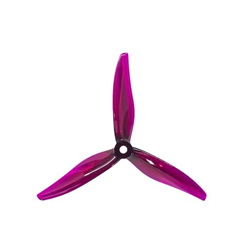 KRLAZdN Hurricane 51377 5 Zoll Bunte 3-Propeller, kompatibel mit FPV-Drohnen, 4er-Pack(Purple 2 Bags) von KRLAZdN