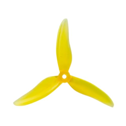 KRLAZdN Hurricane 51499 5 Zoll 3-Propeller 4PCS 2Pairs RC Drone FPV Racing und Freestyle kompatibel mit 2207 2306 Motor Nazgul5 LAL5(Yellow) von KRLAZdN