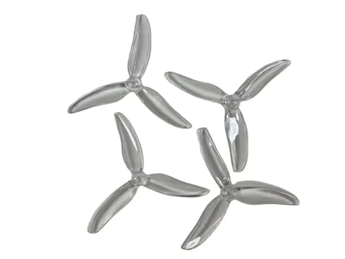 KRLAZdN Hurricane 51499 5 Zoll 3-Propeller 4PCS 2Pairs kompatibel mit RC Drone FPV Racing Freestyle 2207 2306 Motor Nazgul5 LAL5(Transparent) von KRLAZdN