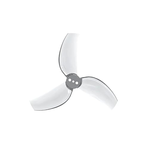 KRLAZdN MEPS SZ3046 3 Zoll 3 Tri-FPV Propeller 2 Paar 12 Paare kompatibel mit Cinewhoop(12pairs Clear Grey) von KRLAZdN