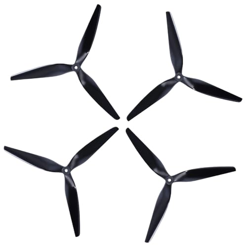 KRLAZdN Prop 13X12X3 V2 MultiRotor Propeller 8 Paar 16 Stück schwarzes kohlenstoffverstärktes Nylon kompatibel mit FPV 2CCW 2CW 13 Zoll von KRLAZdN