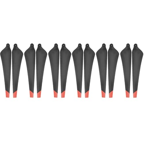 KRLAZdN T30 3820S Carbon Fiber Nylon Mix Propeller CW CCW Kompatibel mit Agras T30 Landwirtschaft Drone Reparatur Zubehör(Orange Props 12pcs) von KRLAZdN