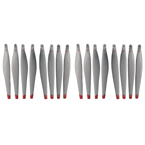 KRLAZdN T40 T50 Kohlefaser-Nylon-Paddelpropeller Oberer 5413U Unterer 5415L CW CCW Kompatibel mit landwirtschaftlichen Pflanzendrohnen(T40 White 16 pcs) von KRLAZdN