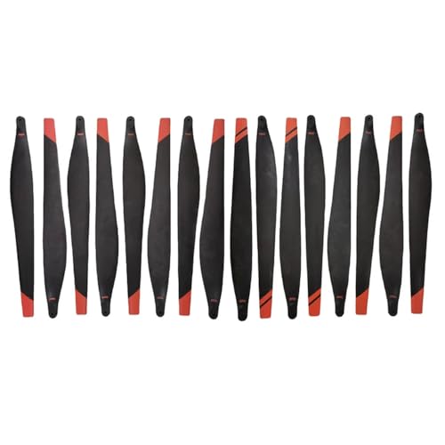 KRLAZdN T40 T50 Kohlefaser-Nylon-Paddelpropeller Oberer 5413U Unterer 5415L CW CCW Kompatibel mit landwirtschaftlichen Pflanzendrohnen(T50 Black 16 pcs) von KRLAZdN