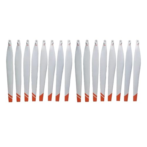 KRLAZdN T40 T50 Kohlefaser-Nylon-Paddelpropeller Oberer 5413U Unterer 5415L CW CCW Kompatibel mit landwirtschaftlichen Pflanzendrohnen(T50 White 16 pcs) von KRLAZdN