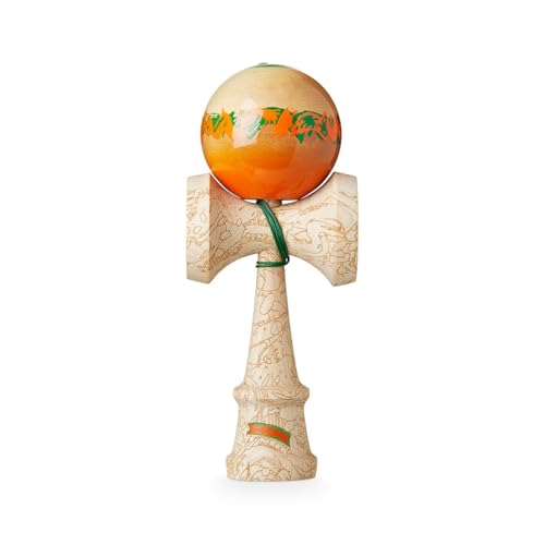 KROM Kendama Unity Equilibrium - aus Ahornholz für Anfänger und Fortgeschrittene - Geschicklichkeitsspiel für draußen und drinnen - Holzspielzeug mit Schnur und Ball - Kendama Skilltoy Kugelfangspiel von KROM