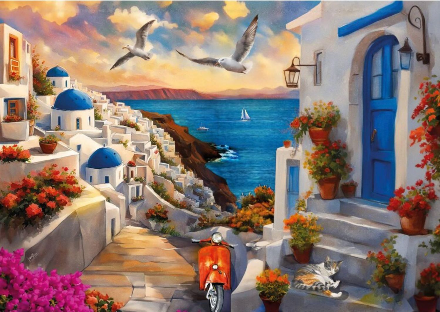 KS Games Puzzle 500 Teile - Santorini - KS Games Puzzle 500 Teile - Santorini - von KS Games