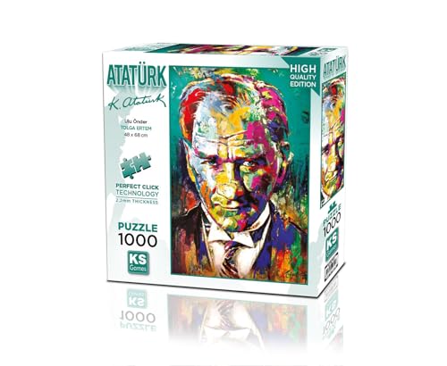 KS Puzzle 20770 - Atatürk, Ulu Önder - 1000 Teile Puzzle für Erwachsene von KS Games