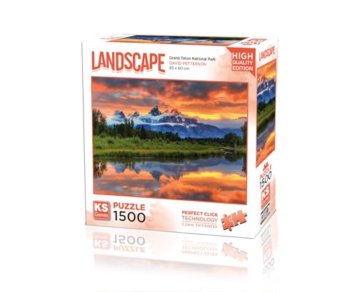 KS Puzzle 22037 - Grand Teton National Park - 1500 Teile Puzzle für Erwachsene von KS Games