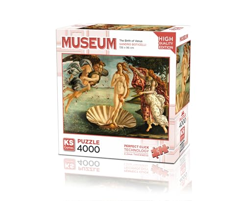 KS Puzzle 23507 - Die Geburt der Venus - 4000 Teile Puzzle für Erwachsene von KS Games