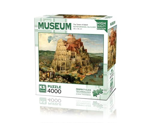 KS Puzzle 23508 - Der Turm von Babel - 4000 Teile Puzzle für Erwachsene von KS Games