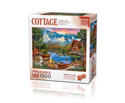 22036 Mountain Lake 1500 Teile Puzzle -KS von KS Puzzle