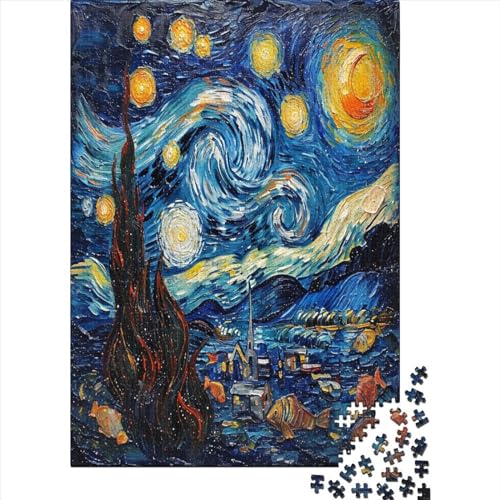 Nachthimmel Puzzle 1000 Teile Puzzle Für Erwachsene Und Kinder Ab 14 Jahren Puzzel 1000pcs (75x50cm) von KSIMOVERN