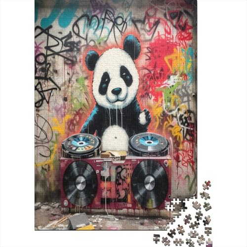 Panda Puzzlespiel 1000 Teile Puzzle Für Erwachsene Und Kinder Ab 14 Jahren, Puzzle Erwachsenen Puzzlespi Puzzel 1000pcs (75x50cm) von KSIMOVERN