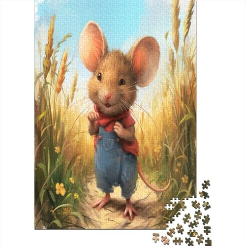 Ratte Puzzle 1000 Teile,Puzzle Für Erwachsene, Impossible Puzzle,Puzzle 1000 Puzzle Home DekoRatteion Puzzle,Erwachsenenpuzzle Puzzel 1000pcs (75x50cm) von KSIMOVERN