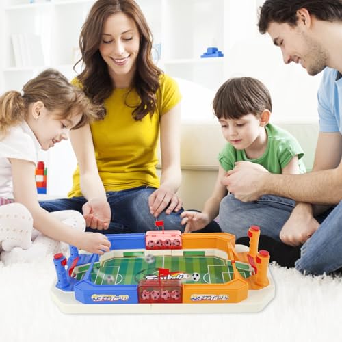 Fußball-Brettspiele 55 x 31 x 11.5 cm Ultra Interaktives Tischkicker Sicher Abgerundete Kante Tischfußball Fußballspielzeug Tischfussball Spiele Fußball-Geschenke für Kinder Erwachsen von KTCINA