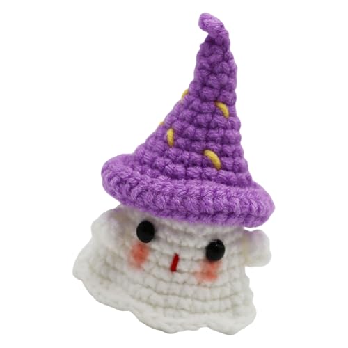 KUAIYIJU Quirkily Ghostly Plüsch-Charm, weich und bequem, gestrickte Puppen, Erwachsene, Mehrzweck-Hängezubehör von KUAIYIJU