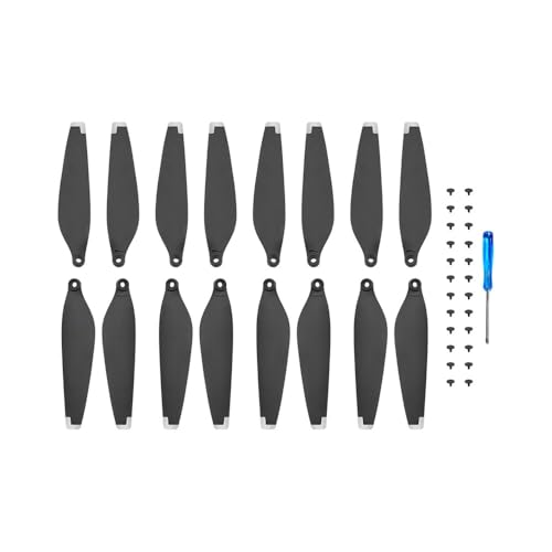 Drohnenzubehör for DJI MINI 4 Pro Propeller Ersatzblätter Drone 6030F Propellerblätter Leichte Flügelventilatoren MINI 4 Pro Zubehör Das ist austauschbar(16Pcs Silver) von KUANDEDIAN