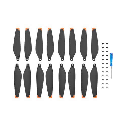 Drohnenzubehör for DJI MINI 4 Pro Propeller Ersatzblätter Drone 6030F Propellerblätter Leichte Flügelventilatoren MINI 4 Pro Zubehör Das ist austauschbar(16Pcs orange) von KUANDEDIAN