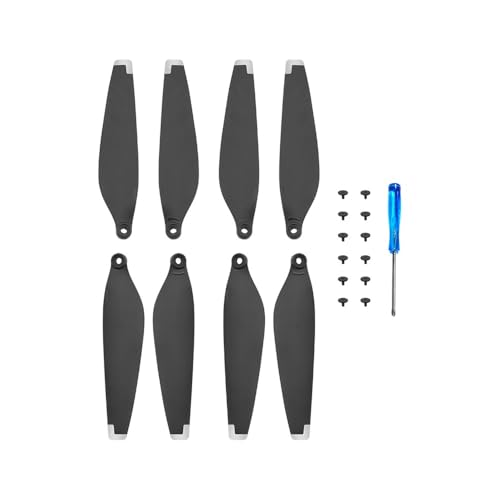 Drohnenzubehör for DJI MINI 4 Pro Propeller Ersatzblätter Drone 6030F Propellerblätter Leichte Flügelventilatoren MINI 4 Pro Zubehör Das ist austauschbar(8Pcs Siliver) von KUANDEDIAN