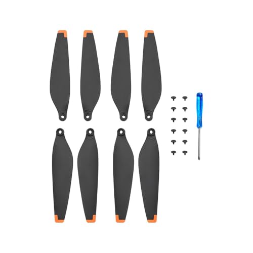 Drohnenzubehör for DJI MINI 4 Pro Propeller Ersatzblätter Drone 6030F Propellerblätter Leichte Flügelventilatoren MINI 4 Pro Zubehör Das ist austauschbar(8Pcs orange) von KUANDEDIAN