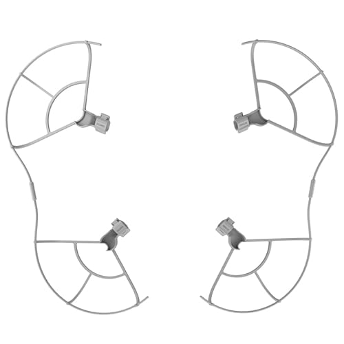 Drohnenzubehör for DJI Mini 4 Pro Zubehör Propellerschutz Klingenschutzabdeckung Antikollisionsring Fahrwerk Faltbare verlängerte Beine Das ist austauschbar(Propeller guard) von KUANDEDIAN