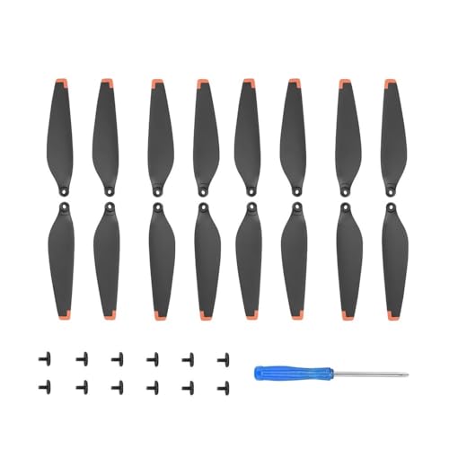 KUANDEDIAN for DJI MINI 4 PRO CW CCW TPU 6030F Propeller Props Blade Leichte Drohnenflügelventilatoren mit Schrauben Ersatzzubehör(4 Pairs Propeller) von KUANDEDIAN