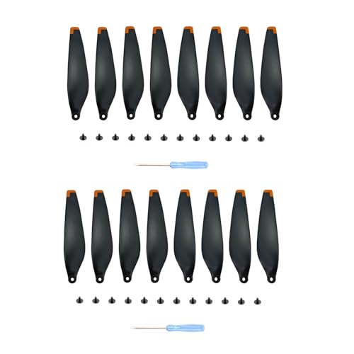 KUANDEDIAN for DJI MINI 4 PRO Propeller Ersatzteil 6030F Propellerblatt Leichtgewicht Flügelventilatoren Drone Ersatzteile(2 sets orange) von KUANDEDIAN