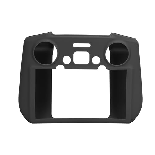 KUANDEDIAN for Mini 4 Pro Silikonhülle for AIR 3 RC 2 Silikonschutzschirm Kratzfest Weich for DJI Air 3 Drohnenzubehör(Black Case) von KUANDEDIAN