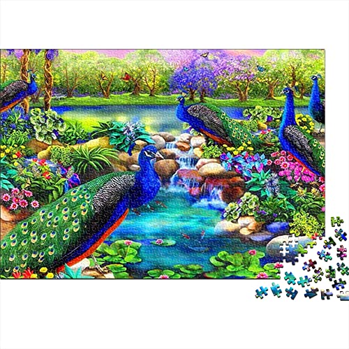 1000-Teile-Puzzle für Erwachsene Pfau - Tier|A400 Teenager schwierig Herausforderung Puzzles Familienspiele Lernspielzeug Puzzle 38x26cm 1000-Teile-Puzzle für Erwachsene Pfau - Tier|A400 Teenager schwierig Herausforderung Puzzles Familienspiele Lernspielzeug Puzzle 38x26cm von KUANGZEHUA