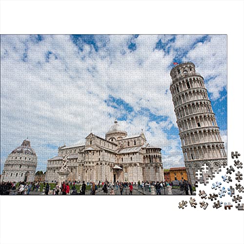 Puzzles für Erwachsene 1000 Teile Schiefer Turm von Pisa - Ansicht|A134 Teenager schwierig Herausforderung Puzzles Familienspiele Lernspielzeug Puzzle 38x26cm Puzzles für Erwachsene 1000 Teile Schiefer Turm von Pisa - Ansicht|A134 Teenager schwierig Herausforderung Puzzles Familienspiele Lernspielzeug Puzzle 38x26cm von KUANGZEHUA