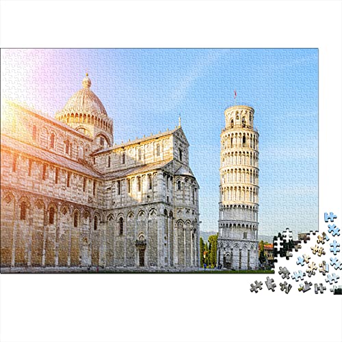 Puzzles für Erwachsene 1000 Teile Schiefer Turm von Pisa - Ansicht|A218 Teenager schwierig Herausforderung Puzzles Familienspiele Lernspielzeug Puzzle 38x26cm Puzzles für Erwachsene 1000 Teile Schiefer Turm von Pisa - Ansicht|A218 Teenager schwierig Herausforderung Puzzles Familienspiele Lernspielzeug Puzzle 38x26cm von KUANGZEHUA