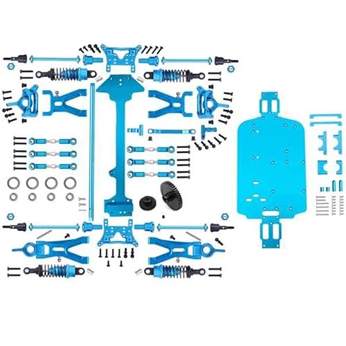 1 Set komplettes Upgrade-Teile-Kit for 1/18 WLtoys A959-B A969-B A979-B K929-B elektrisches RC-Auto, Offroad-Buggy, Metallersatz(A) von KUENCE