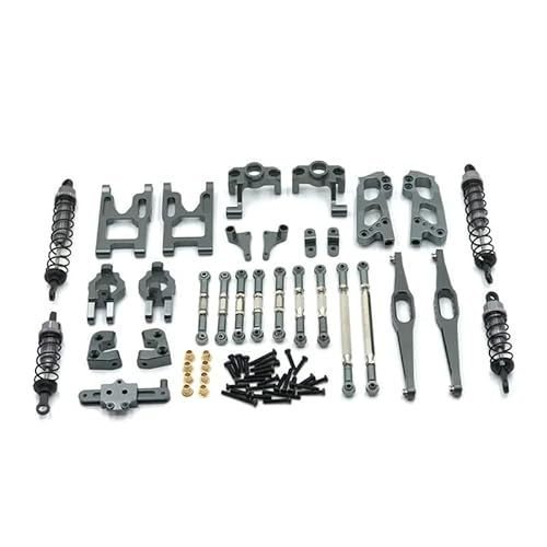 12428 12427 12423 RC Klettern Auto Ganzmetall Upgrade Teile Reifen Adapter Differential Spurstange Kit(12 Set) von KUENCE