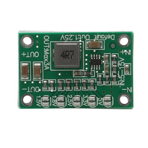 1PCS Simulation Boot Harz Dynamische Rotierenden Radargeräte Angetrieben Arbeits Radar Stange Kit mit 1,5 V-1,8 V Motor for DIY Modell Schiff Teile (Color : Buck converter) von KUENCE