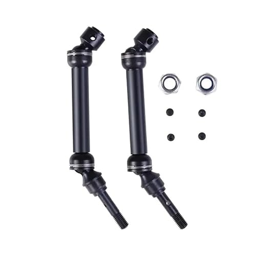 CVD-Stahl-Antriebswelle vorne und hinten for Traxxas 1/10 Slash 4x4 SLA017 SLA018(2pcs Front) von KUENCE