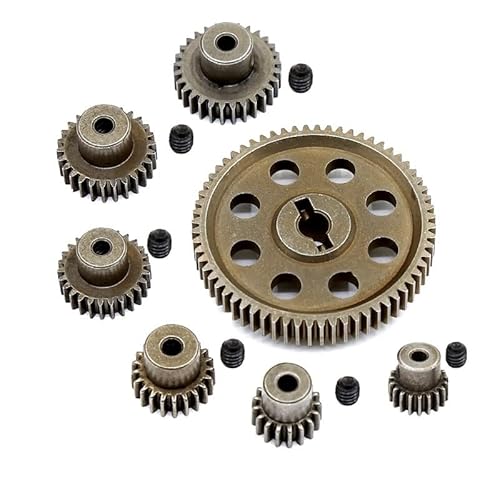 KUENCE 11184 Metall Diff Wichtigsten Getriebe 64T Motor Ritzel for 1/10 RC Auto HSP Himoto Amax Redcat Überschreiten 94111 Teile von KUENCE