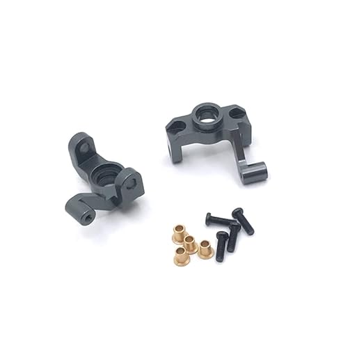 KUENCE 12428 12427 12423 RC Klettern Auto Ganzmetall Upgrade Teile Reifen Adapter Differential Spurstange Kit(12014 Gray) von KUENCE