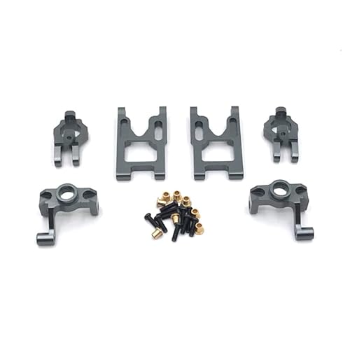 KUENCE 12428 12427 12423 RC Klettern Auto Ganzmetall Upgrade Teile Reifen Adapter Differential Spurstange Kit(3 Set) von KUENCE