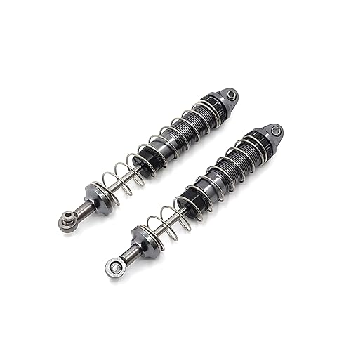 KUENCE 12428 12427 12423 RC Klettern Auto Ganzmetall Upgrade Teile Reifen Adapter Differential Spurstange Kit(Rear Shocks B) von KUENCE