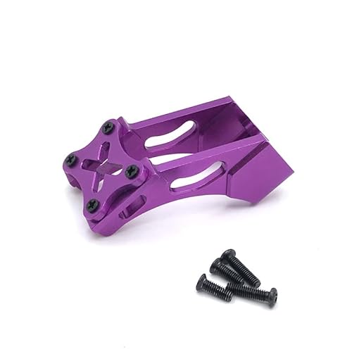 KUENCE 144001 144010 124007 124017 124019 184016 Metall Heckflügel RC Auto Upgrade Teile Zubehör(Purple) von KUENCE