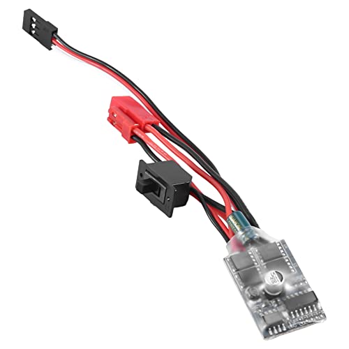 KUENCE 30A Gebürstet ESC Elektrische Geschwindigkeit Controller Bremse Zwei Weg Motor Speed ​​Controller for 1/16 1/18 1/24 RC Auto von KUENCE