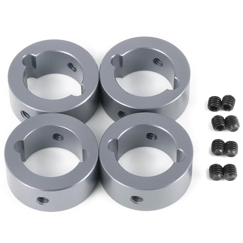 KUENCE 4 Stücke Metalllegierung Differential Antriebsbecher Verstärkungsringe 6 s/8 s 1/5 RC Auto 4WD Monster Truck Upgrade-Teile(4Pcs Grey Rings) von KUENCE