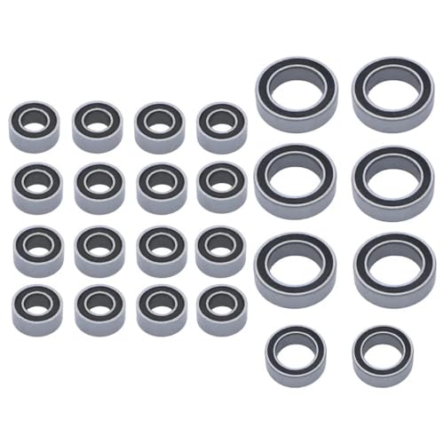 KUENCE Aluminum Alloy Premium Bearing for 1/24 FCX18 FCX24 RC Car Part RC Car Accessories Replacement Parts RC Upgrade Part von KUENCE