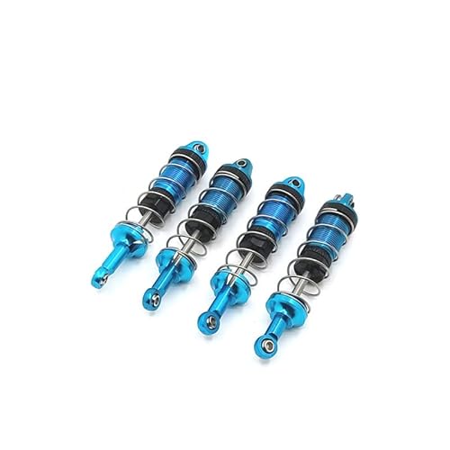 KUENCE Metall Upgrade Änderung Externe Feder Stoßdämpfer for MN 1/12 MN86 MN86S G500 RC Auto Teile(Sky Blue) von KUENCE