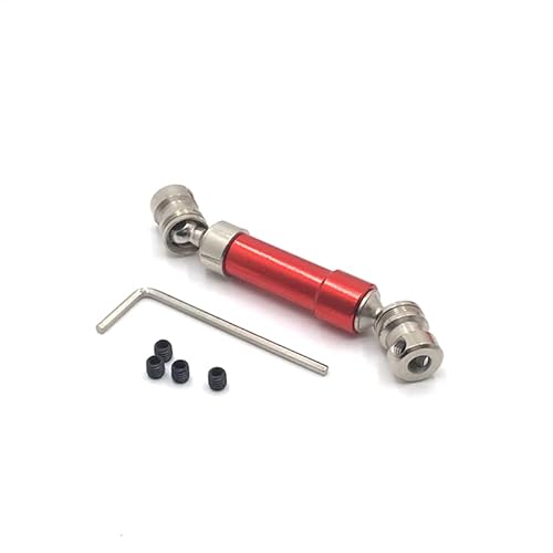 KUENCE Metall Upgrade Hintere Antriebswelle for WLtoys 12427 12429 12428 12423 FY01 FY02 FY03 RC Auto Teile(Rood) von KUENCE