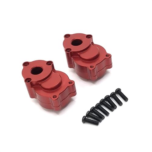 KUENCE Metall Upgrade Refit Aluminium Teile Hinten Rad Sitz for YK4102 YK4103 YK4082 1/10 RC Auto Teile(Rood) von KUENCE