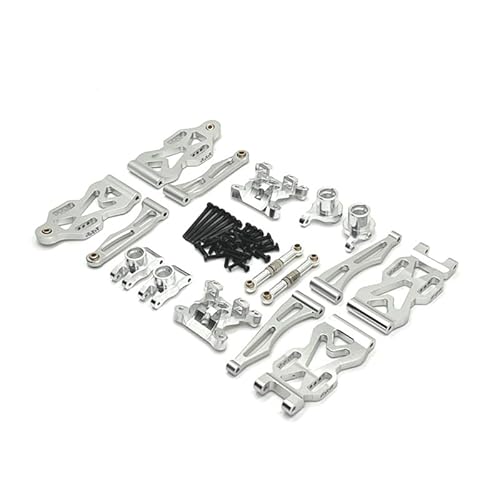 KUENCE Metall-Upgrade- und Modifikationskit for SCY1/16 Full Series JJRC C8805 RC-Autoteile(Silver) von KUENCE