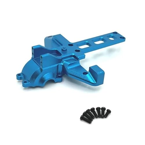 KUENCE Verwendet for 1/16 16207 16208 16209 16210 H6V3 M162 M163 RC Auto Teile Metall Verbesserte Getriebe Abdeckung(Sky Blue) von KUENCE