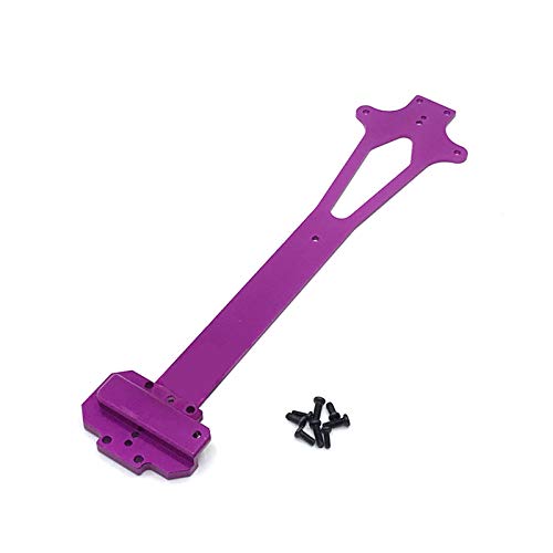 KUENCE Wltoys 124007 124016 124017 124018 124019 Zweite Boden Bord 1/12 RC Auto Upgrade Teile Zubehör(Purple) von KUENCE